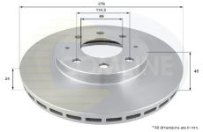 Brzdový kotúč COMLINE ADC0326V