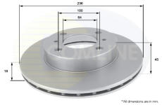 Brzdový kotúč COMLINE ADC0328V