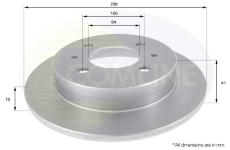 Brzdový kotúč COMLINE ADC0356