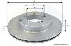 Brzdový kotúč COMLINE ADC0358V