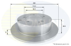Brzdový kotúč COMLINE ADC0368