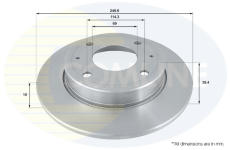 Brzdový kotúč COMLINE ADC0372