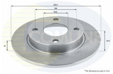 Brzdový kotúč COMLINE ADC0436