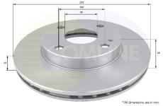 Brzdový kotúč COMLINE ADC0441V