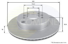 Brzdový kotúč COMLINE ADC0471V