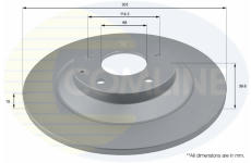 Brzdový kotúč COMLINE ADC0475