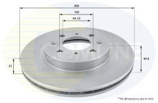 Brzdový kotúč COMLINE ADC0506V