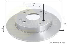 Brzdový kotúč COMLINE ADC0516