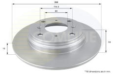Brzdový kotúč COMLINE ADC0525