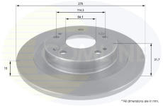 Brzdový kotúč COMLINE ADC0571