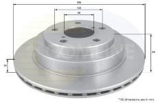 Brzdový kotúč COMLINE ADC0810V