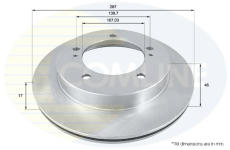 Brzdový kotúč COMLINE ADC0907V