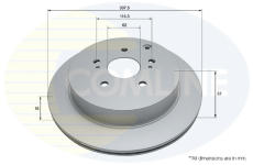 Brzdový kotúč COMLINE ADC0928V