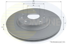 Brzdový kotúč COMLINE ADC0939V
