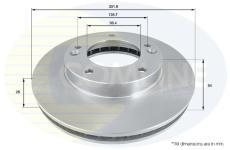 Brzdový kotúč COMLINE ADC1051V