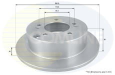 Brzdový kotúč COMLINE ADC1066