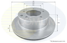 Brzdový kotúč COMLINE ADC1088V