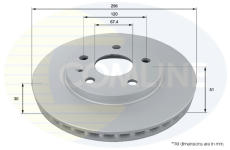 Brzdový kotúč COMLINE ADC1143V