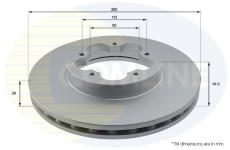 Brzdový kotúč COMLINE ADC1234V