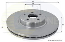 Brzdový kotúč COMLINE ADC1265V