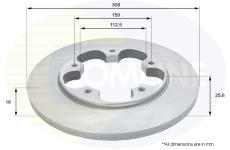 Brzdový kotúč COMLINE ADC1268