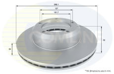 Brzdový kotúč COMLINE ADC1311V