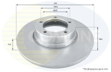 Brzdový kotúč COMLINE ADC1314