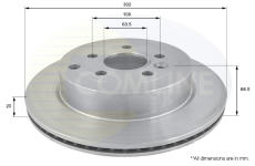 Brzdový kotúč COMLINE ADC1327V