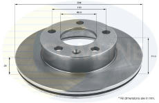 Brzdový kotúč COMLINE ADC1330V