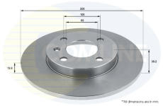 Brzdový kotúč COMLINE ADC1403