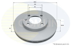 Brzdový kotúč COMLINE ADC1404V