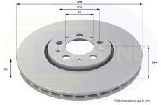 Brzdový kotúč COMLINE ADC1420V