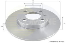 Brzdový kotúč COMLINE ADC1442