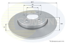 Brzdový kotúč COMLINE ADC1468