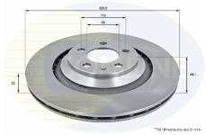Brzdový kotúč COMLINE ADC1491V