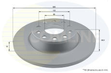 Brzdový kotúč COMLINE ADC1499