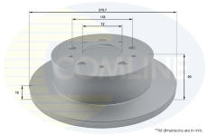 Brzdový kotúč COMLINE ADC1577