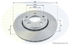 Brzdový kotúč COMLINE ADC1585V