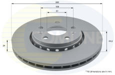 Brzdový kotúč COMLINE ADC1593V