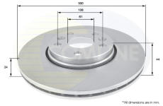Brzdový kotúč COMLINE ADC1599V