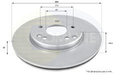 Brzdový kotúč COMLINE ADC1603V