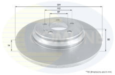 Brzdový kotúč COMLINE ADC1634