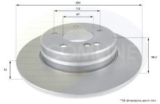 Brzdový kotúč COMLINE ADC1636