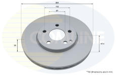 Brzdový kotúč COMLINE ADC1683V