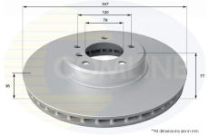 Brzdový kotúč COMLINE ADC1747V