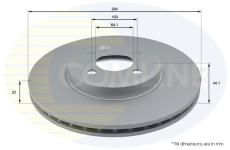 Brzdový kotúč COMLINE ADC1767V