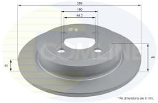 Brzdový kotúč COMLINE ADC1768