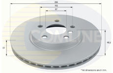 Brzdový kotúč COMLINE ADC1792V