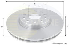 Brzdový kotúč COMLINE ADC1824V