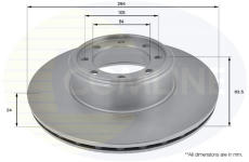 Brzdový kotúč COMLINE ADC1841V